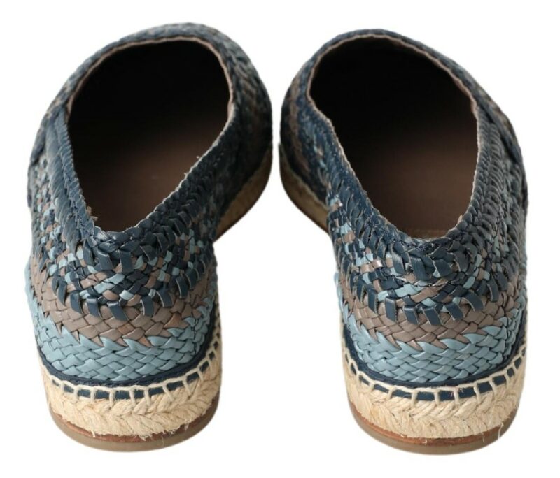 Dolce & Gabbana Sumptuous Woven Leather Espadrilles - Image 5
