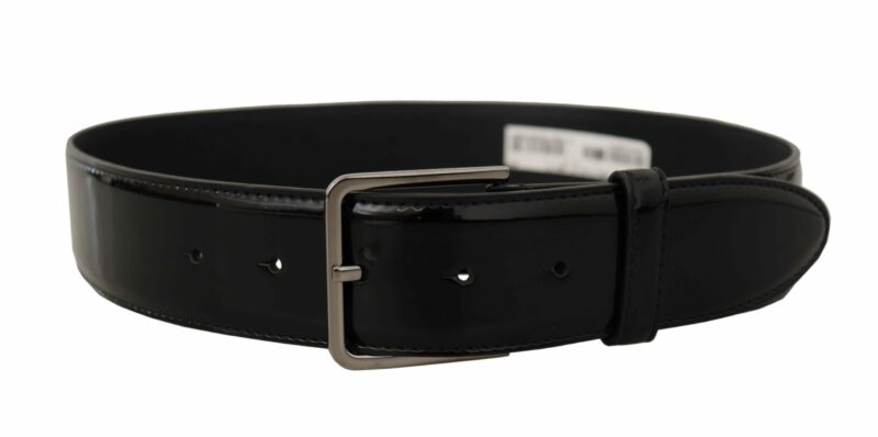 Dolce & Gabbana Elegant Black Leather Belt - Image 3