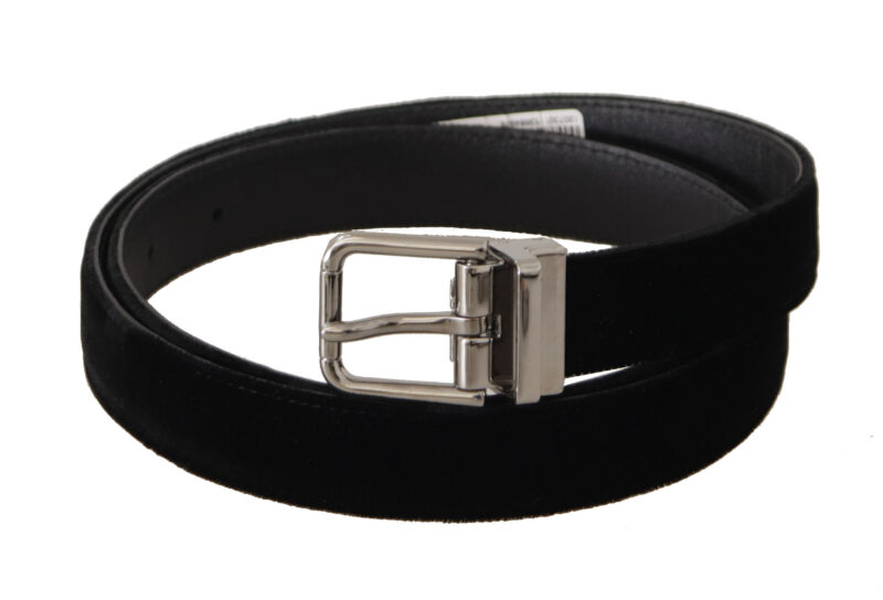 Dolce & Gabbana Elegant Velvet Designer Belt - Image 2