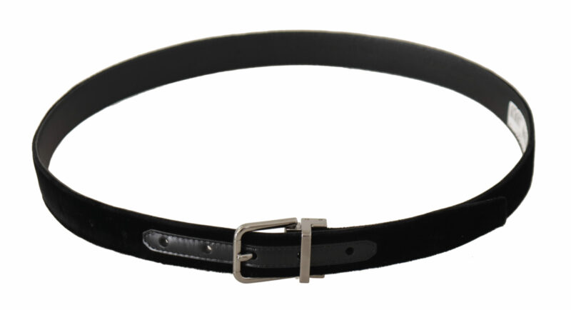Dolce & Gabbana Elegant Velvet Designer Belt - Image 3