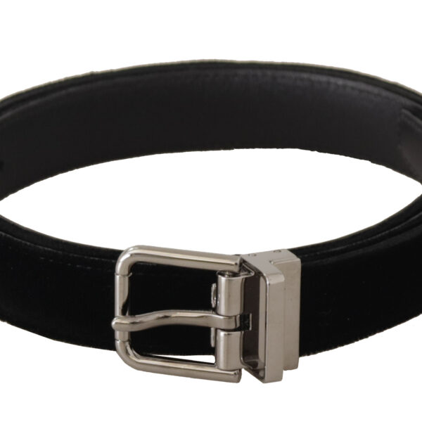Dolce & Gabbana Elegant Velvet Designer Belt