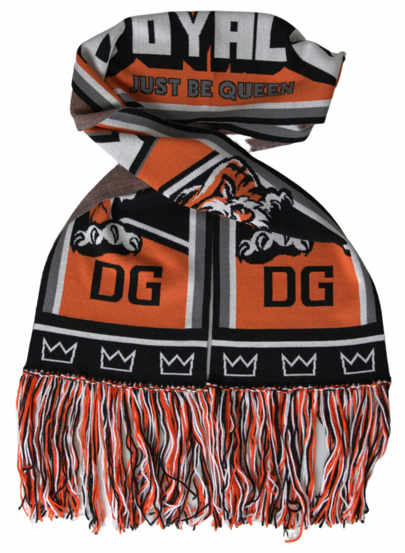 Dolce & Gabbana Exquisite Multicolor Wool-Cashmere Scarf - Image 5