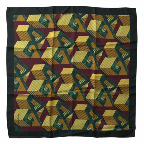 Dolce & Gabbana Elegant Multicolor Silk Men's Square Scarf