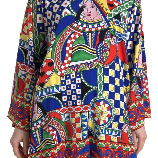 Dolce & Gabbana Elegant Multicolor Silk Blouse