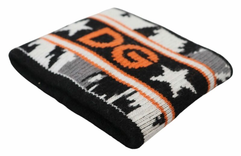 Dolce & Gabbana Elegant Wool-Cashmere DG Queen Wrist Wrap - Image 4