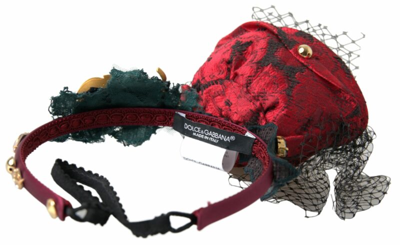Dolce & Gabbana Enchanted Rose Crystal Headband Diadem - Image 4