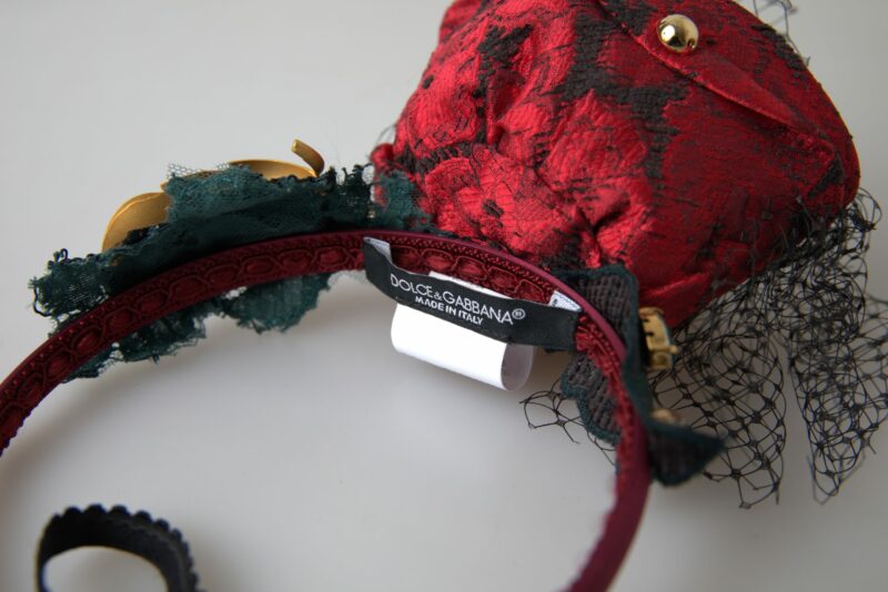 Dolce & Gabbana Enchanted Rose Crystal Headband Diadem - Image 5