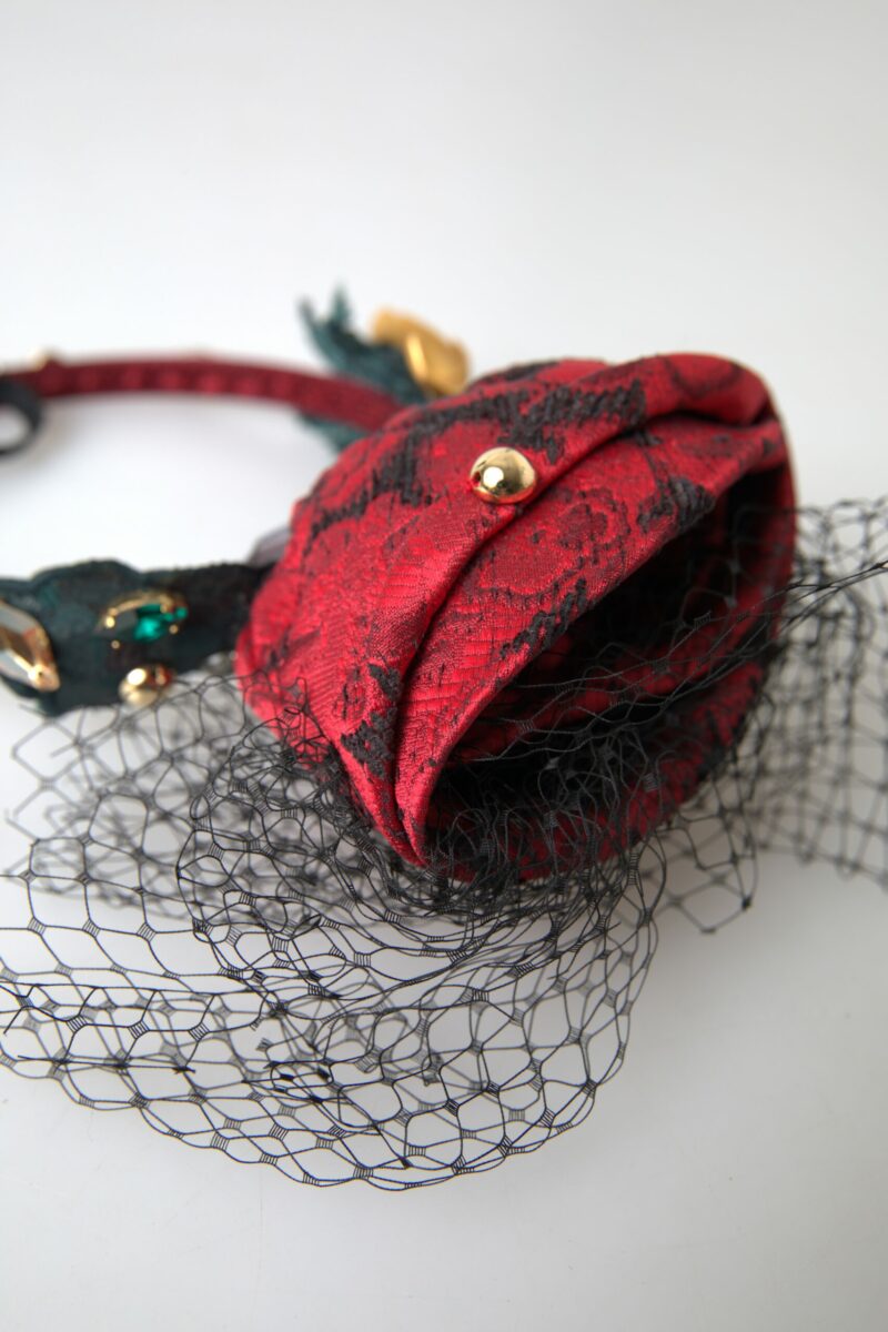 Dolce & Gabbana Enchanted Rose Crystal Headband Diadem - Image 7