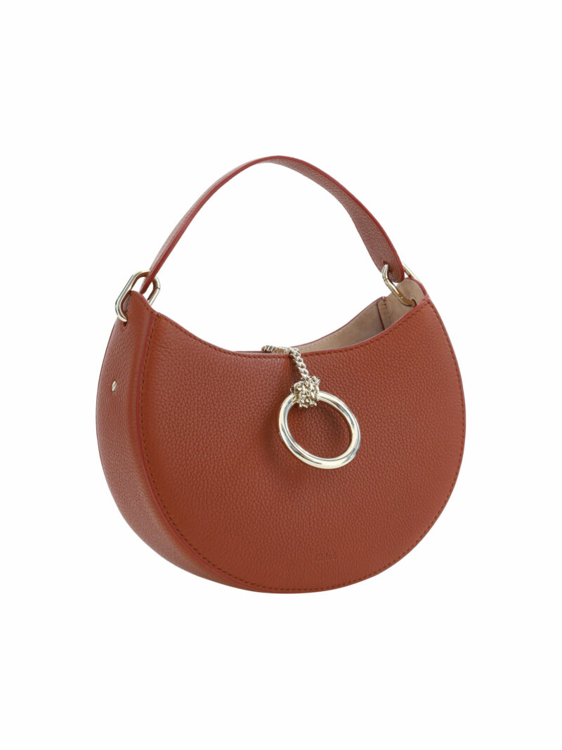 Chloé Sepia Brown Small Arlène Leather Shoulder Bag - Image 2