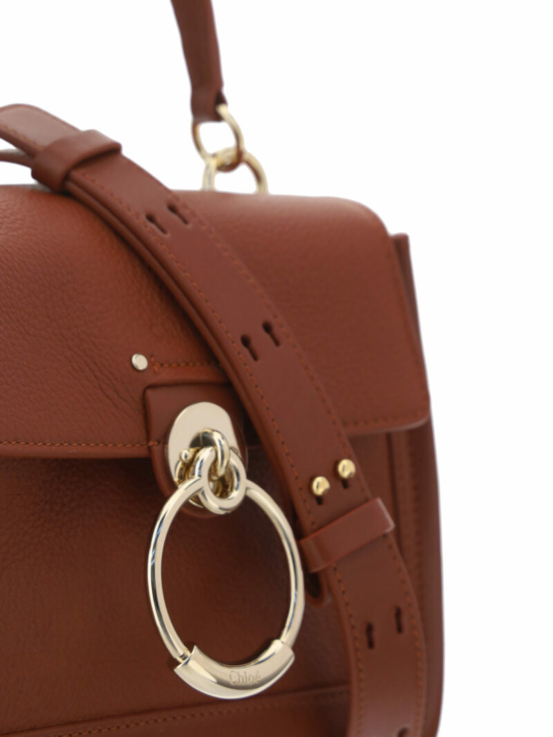 Chloé Elegant Sepia Brown Calfskin Shoulder Handbag - Image 4