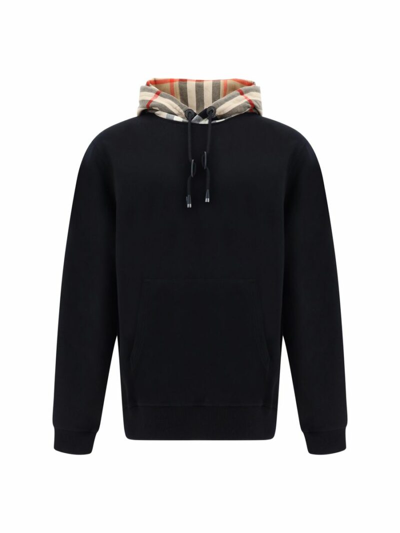Burberry Elegant Oversize Black Samuel Hoodie