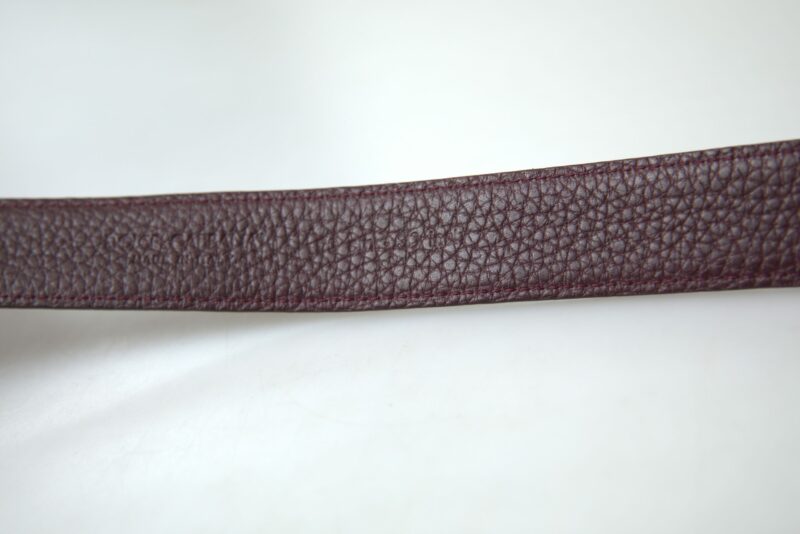 Dolce & Gabbana Elegant Brown Leather Belt with Metal Buckle - Image 5