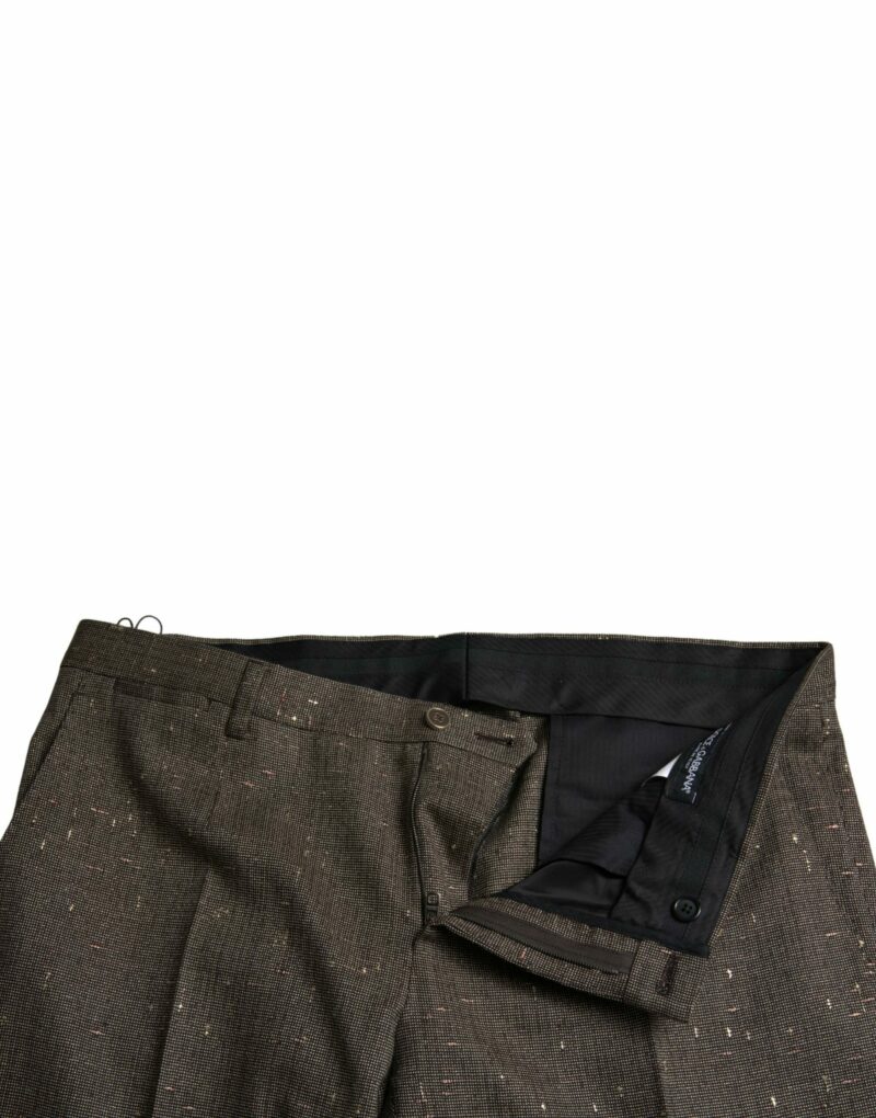 Dolce & Gabbana Elegant Skinny Wool Chino Pants - Image 4