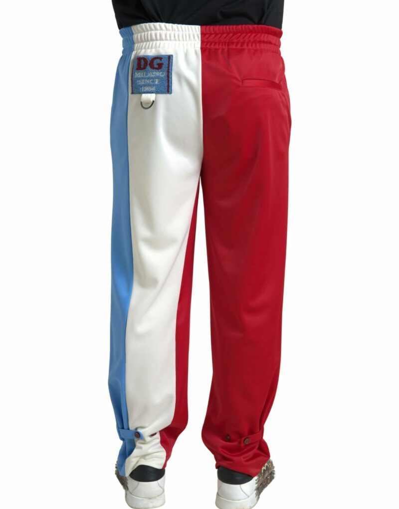 Dolce & Gabbana Elegant Striped Drawstring Sweatpants - Image 2