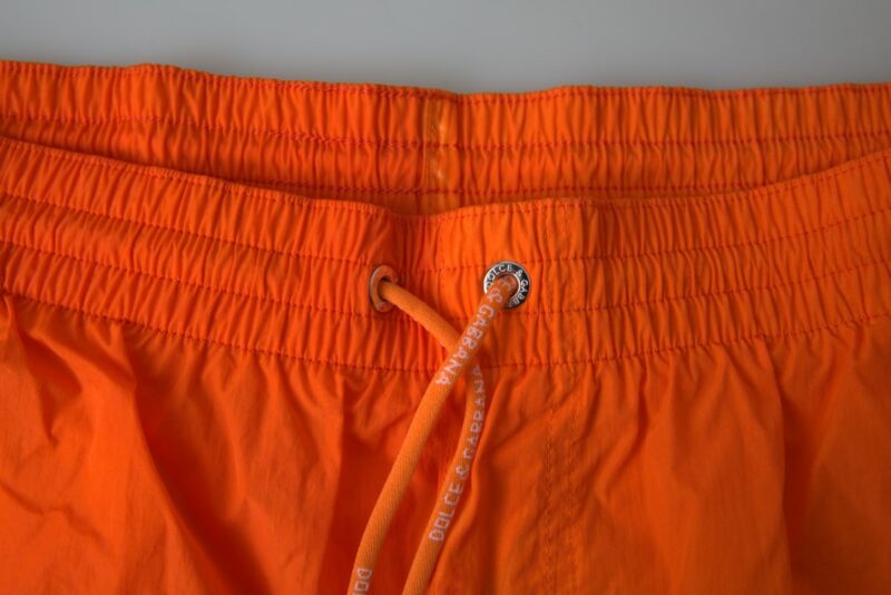 Dolce & Gabbana Gradient Effect Swim Shorts in Vibrant Orange - Image 5