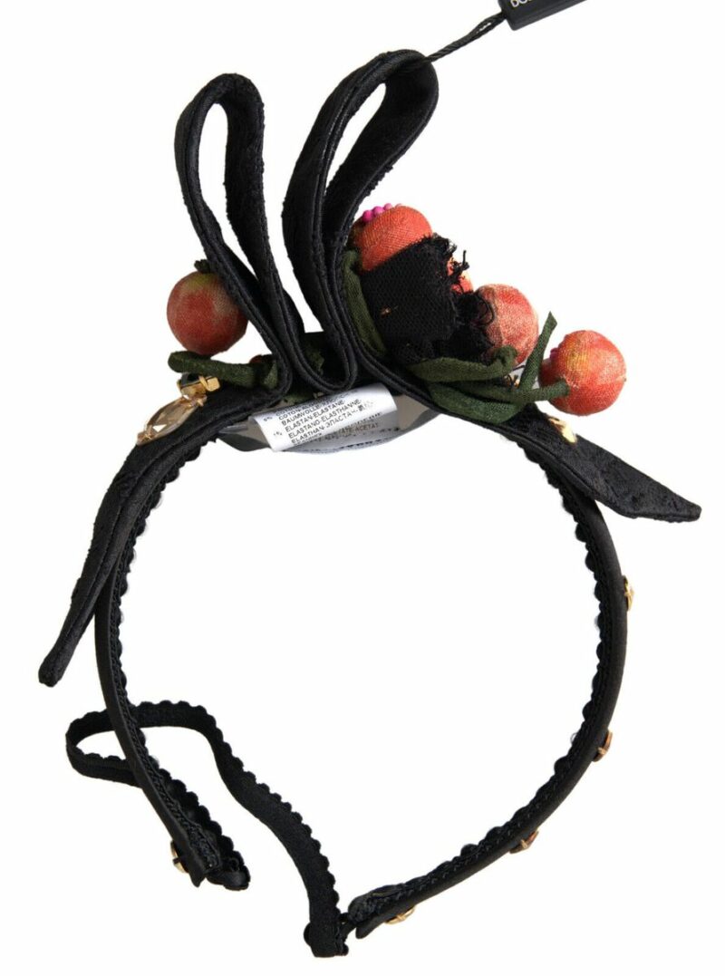 Dolce & Gabbana Exclusive Multicolor Crystal Diadem Headband - Image 5