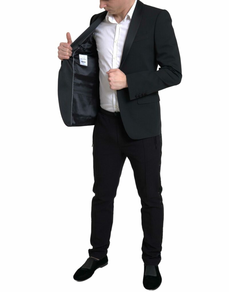 Dolce & Gabbana Chic Slim Fit Virgin Wool Blazer - Image 4