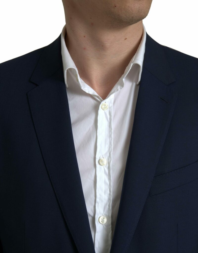 Dolce & Gabbana Elegant Blue Martini Slim Fit Two-Piece Suit - Image 2