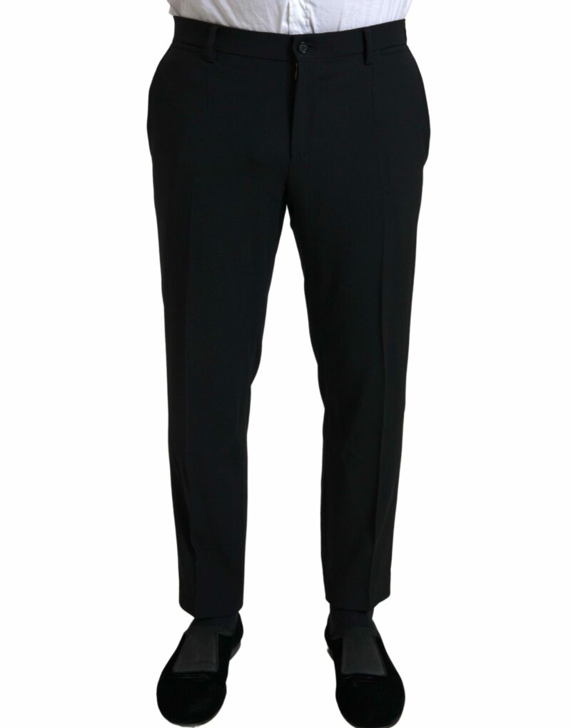 Dolce & Gabbana Elegant Slim Fit Double Breasted Suit - Image 5