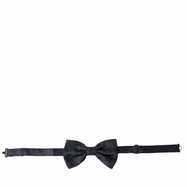 Dolce & Gabbana Elegant Silk Blue Bow Tie