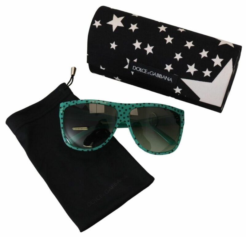 Dolce & Gabbana Chic Square Sunglasses with Star Pattern - Image 6