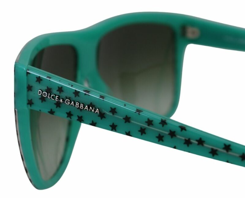 Dolce & Gabbana Chic Square Sunglasses with Star Pattern - Image 5