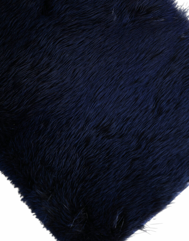 Dolce & Gabbana Exquisite Blue Mink Fur Shoulder Bag - Image 5