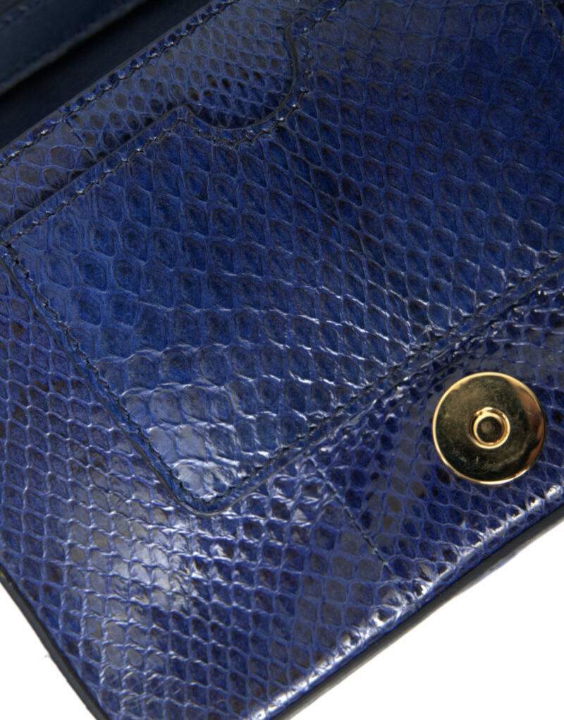 Dolce & Gabbana Exquisite Blue Mink Fur Shoulder Bag - Image 6
