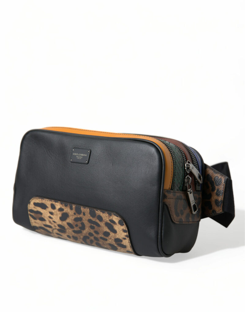 Dolce & Gabbana Exotic Leather Leopard Belt Bag - Image 2