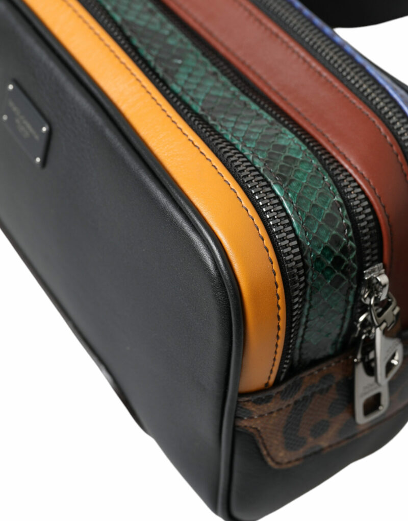 Dolce & Gabbana Exotic Leather Leopard Belt Bag - Image 4