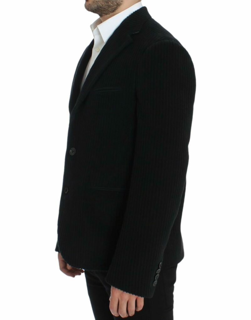 Dolce & Gabbana Elegant Black Martini Blazer Jacket - Image 2