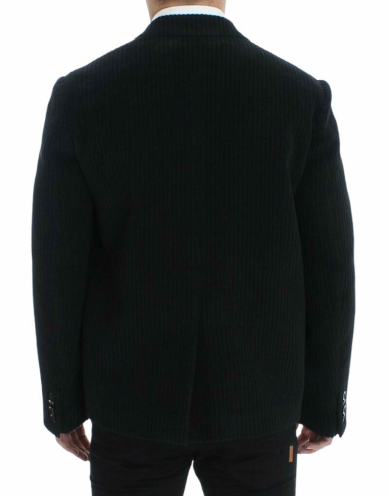 Dolce & Gabbana Elegant Black Martini Blazer Jacket - Image 3