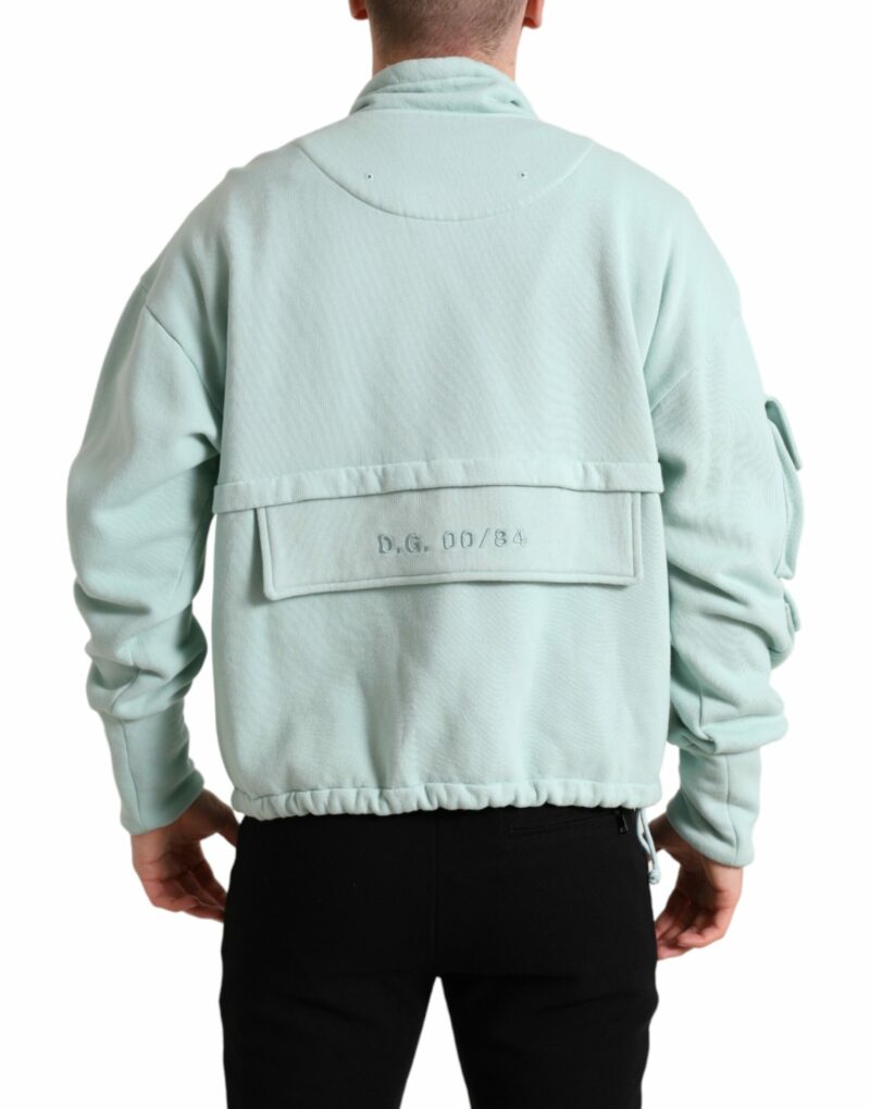 Dolce & Gabbana Chic Mint Green Pullover Sweater - Image 3