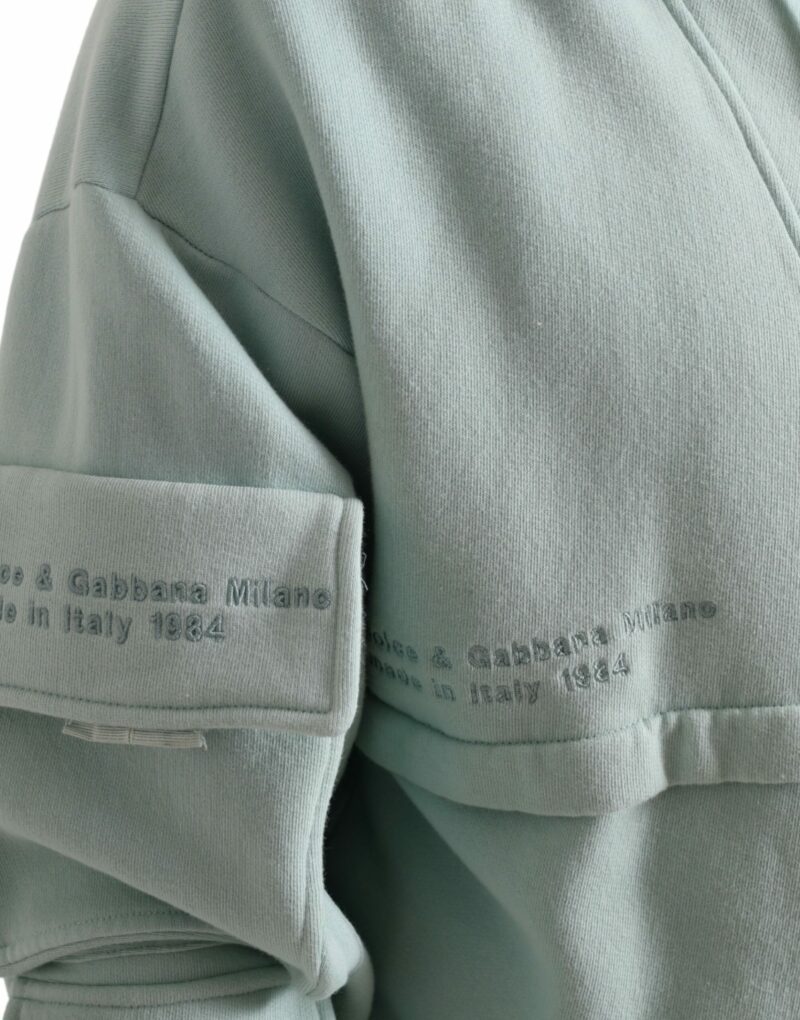 Dolce & Gabbana Chic Mint Green Pullover Sweater - Image 5