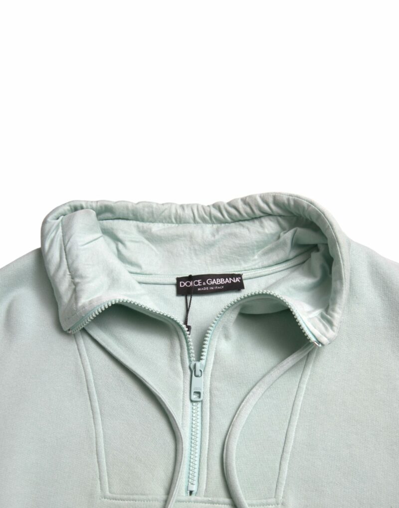Dolce & Gabbana Chic Mint Green Pullover Sweater - Image 6