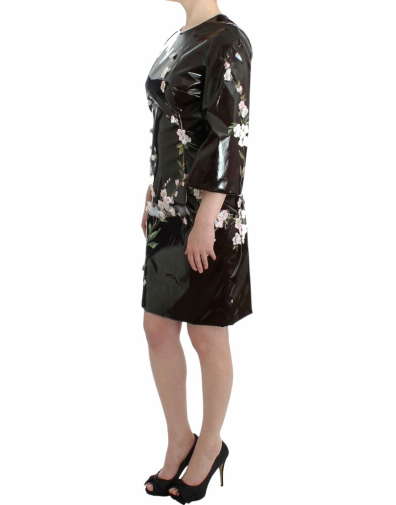 Dolce & Gabbana Elegant Floral Embellished Shift Dress - Image 2