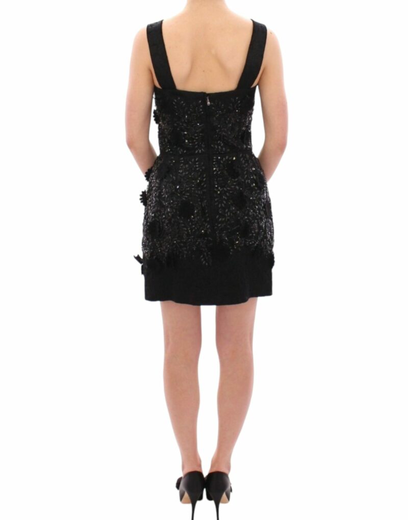 Dolce & Gabbana Elegant Sequined Mini Shift Dress - Image 3