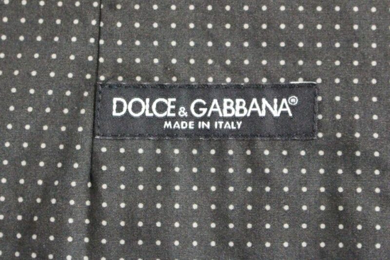 Dolce & Gabbana Elegant Gray Cotton Dress Vest - Image 6
