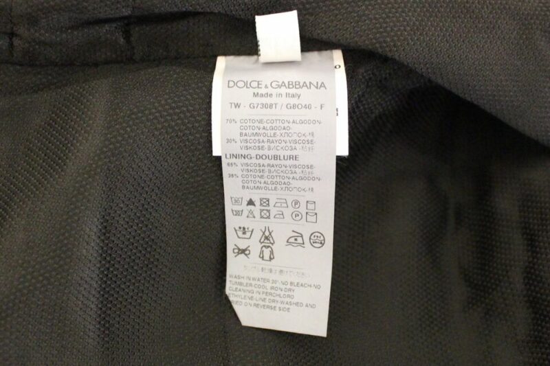 Dolce & Gabbana Elegant Black Cotton Blend Dress Vest - Image 6