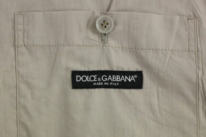 Dolce & Gabbana Elegant Beige Cotton Dress Vest – Slim Fit - Image 7