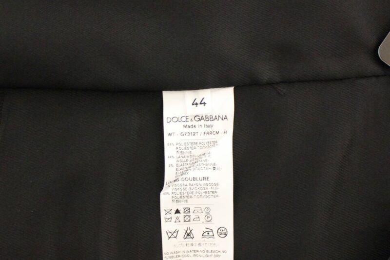 Dolce & Gabbana Elegant Gray Wool Stretch Dress Vest - Image 6