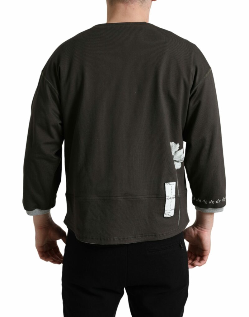 Dolce & Gabbana Elegant Cotton Crew Neck Pullover - Image 3