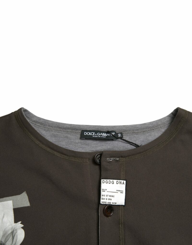 Dolce & Gabbana Elegant Cotton Crew Neck Pullover - Image 6