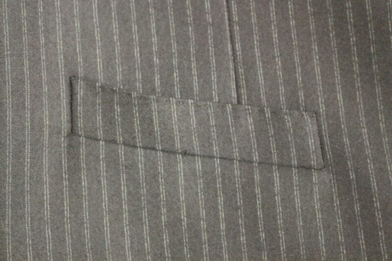 Dolce & Gabbana Elegant Black Striped Wool Dress Vest - Image 5