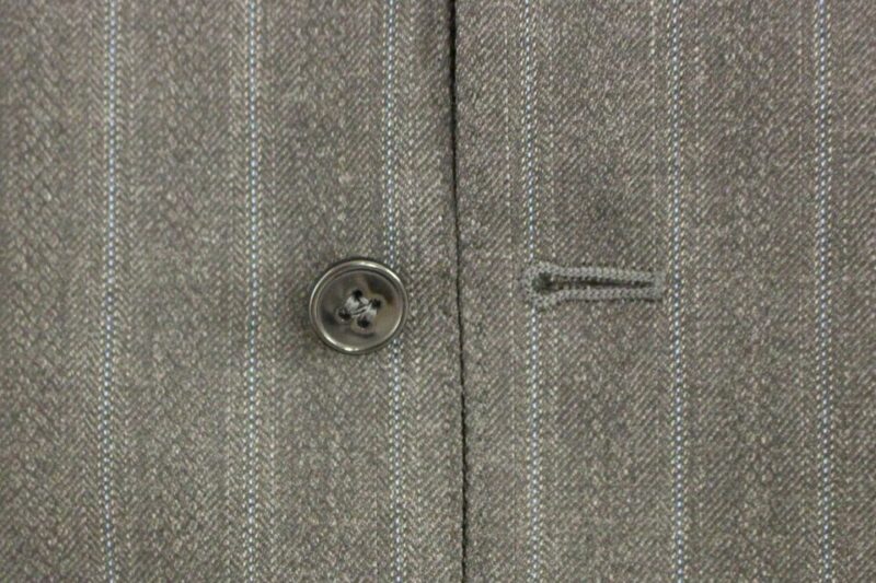 Dolce & Gabbana Elegant Striped Gray Dress Vest - Image 8