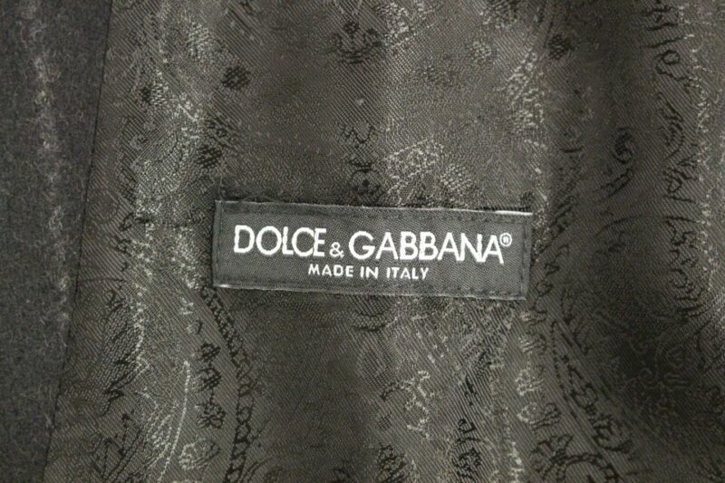Dolce & Gabbana Elegant Black Striped Single Breasted Dress Vest - Image 8