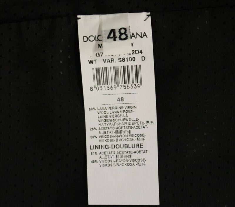 Dolce & Gabbana Elegant Gray Wool Blend Dress Vest - Image 7