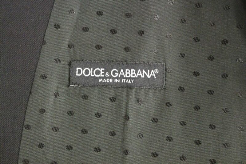 Dolce & Gabbana Elegant Black Wool Formal Dress Vest - Image 6
