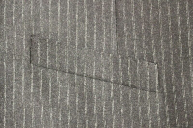 Dolce & Gabbana Elegant Gray Striped Wool Dress Vest - Image 8