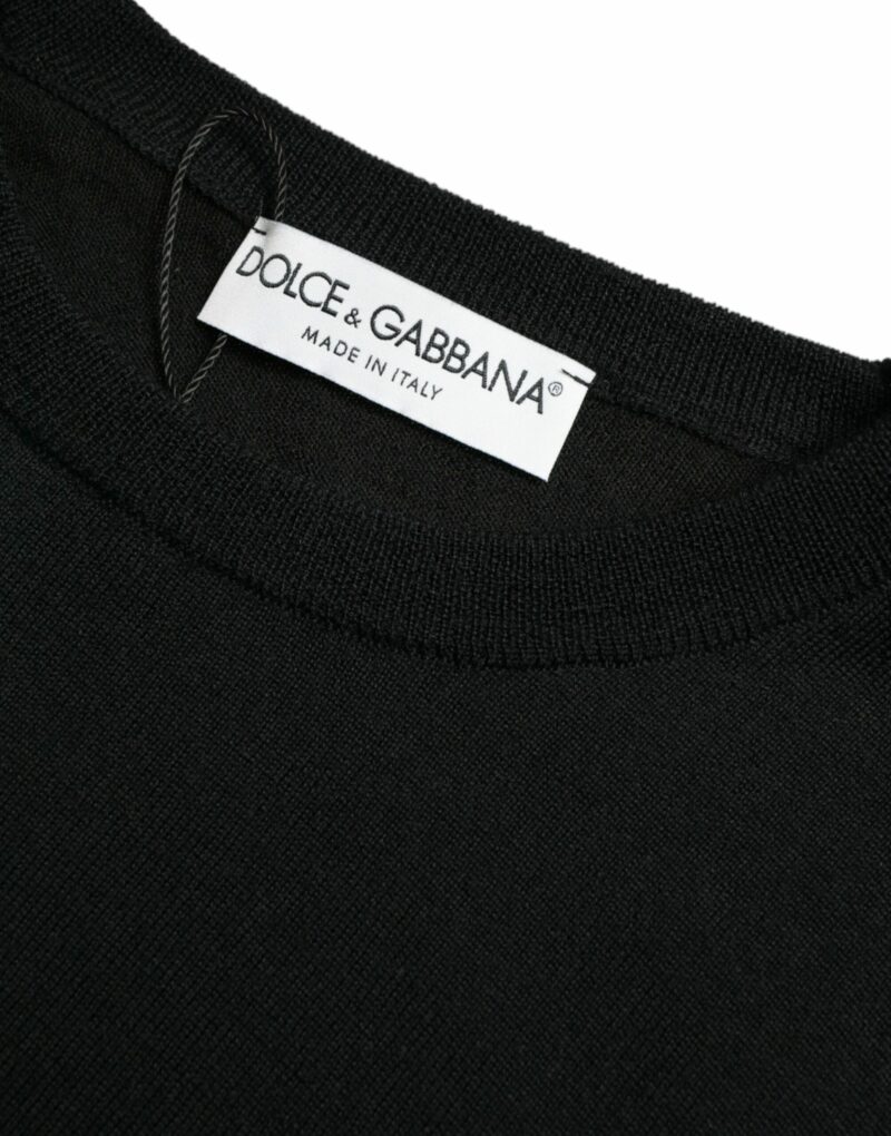 Dolce & Gabbana Stunning Black Wool Sweater - Image 2